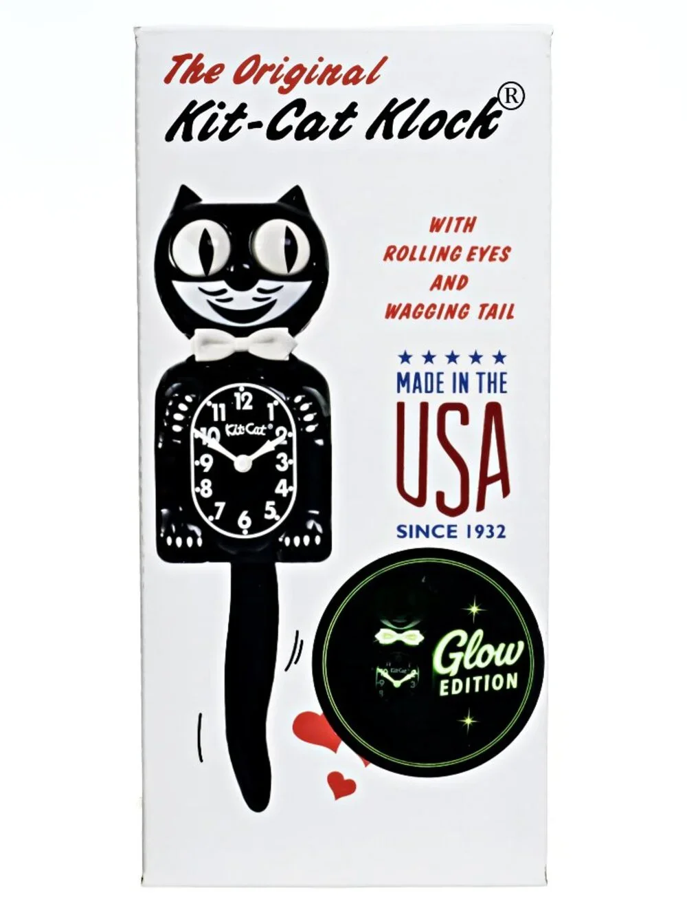 Original Classic Black Kit-Cat Klock Glow Edition